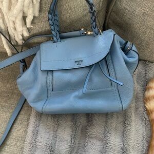 Blue Tory Burch bag